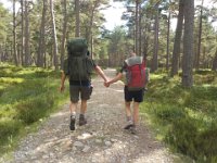 Cornwall 2018 025  Walking in to the bothy : Cornwall 2018