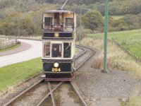 durham trip 019  Beamish - one of the trams running round the site. : durham trip